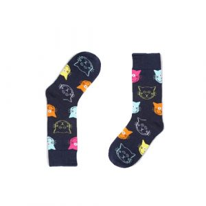 happy-cat-socks-blauw-kleur