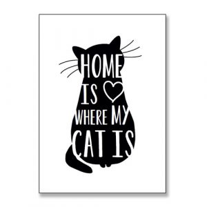 poster-home-is-where-my-cat-is